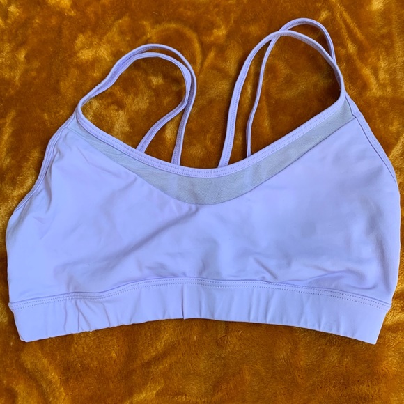 Forever 21 lavender sports bra - Sz M - Picture 1 of 5